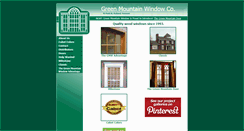 Desktop Screenshot of greenmountainwindow.com
